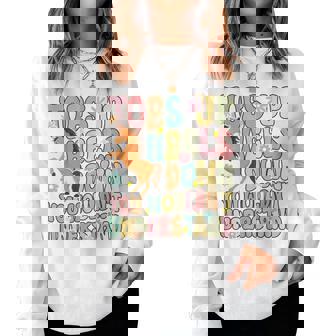 Groovy 乗馬 乗馬 乗馬 つま先アップ ヒールダウン レディーススウェットシャツ - Kawaiitshirt