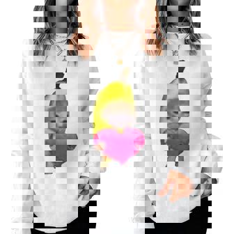 Happy Banana Cat レディーススウェットシャツ - Kawaiitshirt