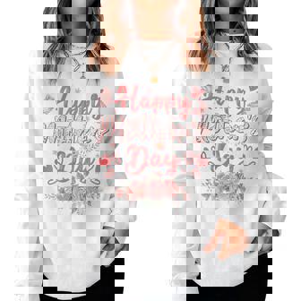 Happy Mother's Day 2025 Cute Floral For Mom Grandma Women Sweatshirt | Mazezy