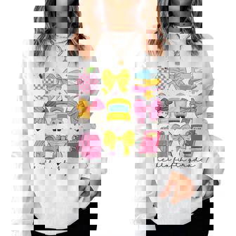 Hello Fifth Grade Back To School Coquette Bow Girls Squad Women Sweatshirt - Monsterry