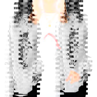 Horse For Girls 10-12 Western Red Bandana Women Sweatshirt | Seseable CA