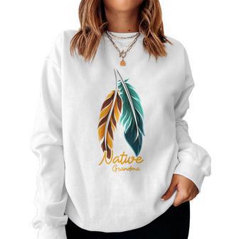 Indigenous Native Grandma Native American Women Sweatshirt - Thegiftio UK