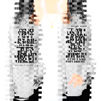 It's Not Easy Being The Best Mom Ever But Here I Am Nailing Women Sweatshirt - Monsterry