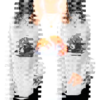 J'adore Les Pandas Roux Pour Les Fans D'animaux Mignons Sweat-shirt pour femme - Cadeauxyz