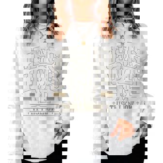 Jesus Love Me This I Know Christian God Son Good Toddler Women Sweatshirt - Thegiftio