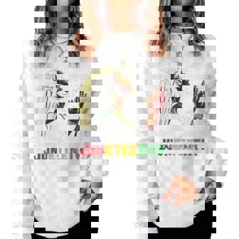 Junenth Celebrating The Present Black African Women Women Sweatshirt | Mazezy