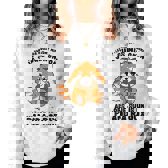 Kawaii Jeuis Mignon Jeuis Un Panda Roux Sweat-shirt pour femme - Cadeauxyz