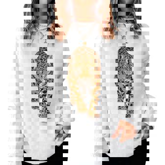 Léopard Chat Prédateur Leo Garçons Filles Amateurs Jaguar Sweat-shirt pour femme - Cadeauxyz