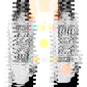 Little Miss 3Rd Grade Retro Groovy 3Rd Grade Back To School Women Sweatshirt - Thegiftio