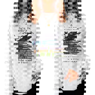 Livres Cats Life Isweet Cats Books Lover Women Sweat-shirt pour femme - Cadeauxyz