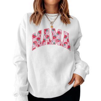 Mama Of The Berry First Birthday Strawberry Family Matching Women Sweatshirt - Thegiftio UK