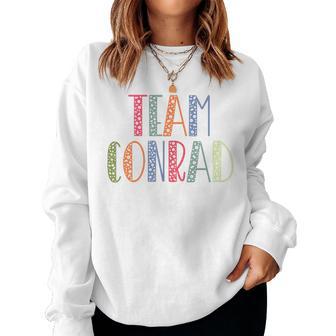 Mannschaft Conrad Retro Groovy Sweatshirt Frauen - Geschenkecke