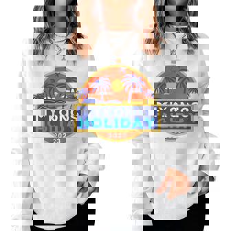 Mykonos Grecia Holiday 2023 Hombres Es Familia Islas Griegas Sudadera Mujer - Regaloses