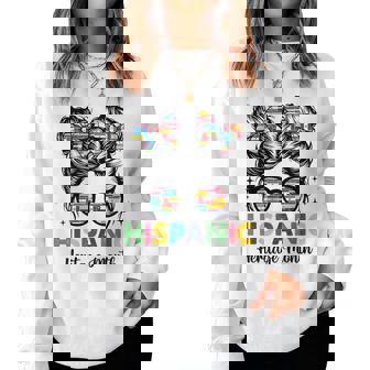 National Hispanic Heritage Month All Countries Girl Women Women Sweatshirt - Thegiftio