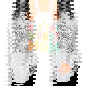 Not The Worst Mom Women Sweatshirt | Mazezy