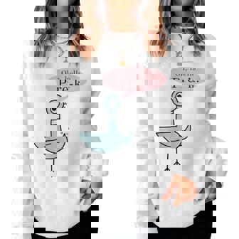 Oh Hello Pre-Kers Cute Pigeon Pre-K Back To School Teacher Women Sweatshirt - Monsterry