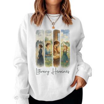 Pequeñas Es En La Literatura Jane Austen Bronteisters Sudadera Mujer - Regaloses