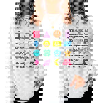 Pre-K Teachershape Learning 教育者向け 算数の日 レディーススウェットシャツ - Kawaiitshirt