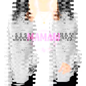 Promoted To Mamaw Est 2025 Soon To Be Mom Mother's Day Women Sweatshirt | Mazezy