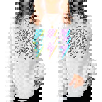 Sped Teacher Squad Lightning Bolt Special Education Women Sweatshirt | Mazezy