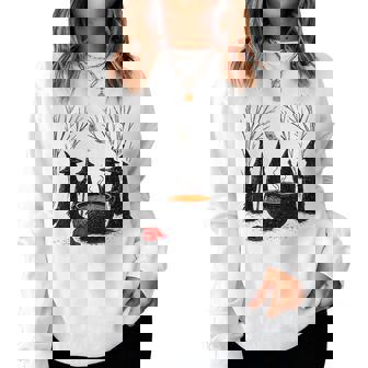 Spooky Witch Halloween Anti Trump Feminist Rights Women Sweatshirt | Mazezy