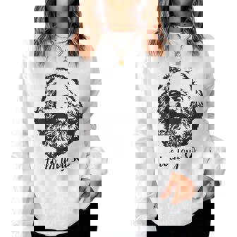 Told You So Karl Marx Sarcastic Hipster Political Joke Manche Raglan Sweat-shirt pour femme - Cadeauxyz