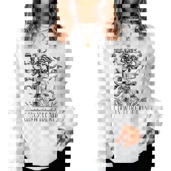 Vintage Girl Will Be Girls Medusa Feminist Clothing Women Sweatshirt - Thegiftio