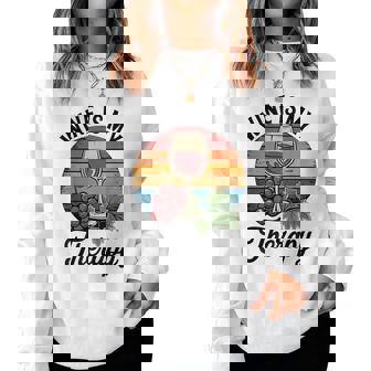 Wine Is My Therapy Conjunto De Copas Deino Para Amantes Sudadera Mujer - Regaloses