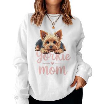 Yorkshire Terrier Mom Dog Yorkie Mama Cute Puppy For Women Women Sweatshirt - Thegiftio UK