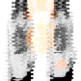 コーヒーホリック ノーム On The Road To Recovery Coffee Lover レディーススウェットシャツ - Kawaiitshirt