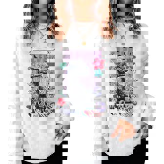 ジュラシック・ワールド Clever Girl（Blue） レディーススウェットシャツ - Kawaiitshirt