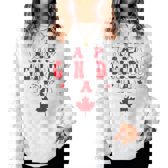 ハッピーカナダデー カナダメープル カナダの女性 メンズ キッズ レディーススウェットシャツ - Kawaiitshirt