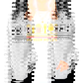 ビール 酒 面白いtシャツ No Beer No Life 飲み おもしろ 飲み会 のんべえ メンズ ネタ 服 長袖tシャツ レディーススウェットシャツ - Kawaiitshirt