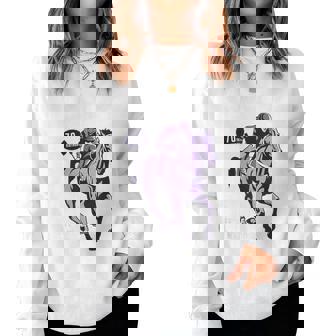 古希祝い 競馬好き うま 馬好き 父 母 男性 女性 70歳お祝い Life's Race Always Chase レディーススウェットシャツ - Kawaiitshirt