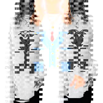 子供の男性、女性、列車の運転士の車掌衣装 レディーススウェットシャツ - Kawaiitshirt