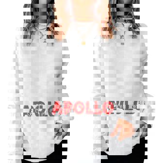 犬の名前 アポロ All In Need Is Coffee My Dog Named Apollo 長袖tシャツ レディーススウェットシャツ - Kawaiitshirt