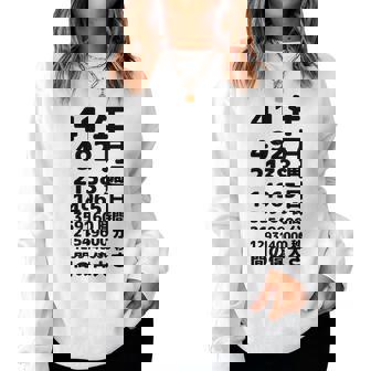 面白い41歳の誕生日の古いメーター 面白い41歳のギフト 女性 男性 面白い電卓 41歳の誕生日のギフト レディーススウェットシャツ - Kawaiitshirt