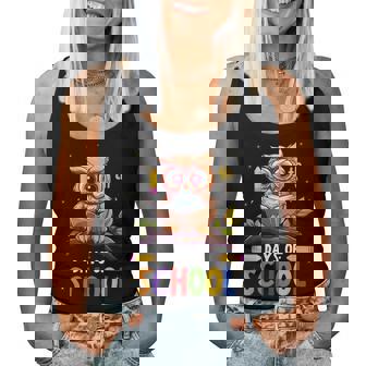 100Th Days Ofchool Owls 鳥 学生 100日間の学校 レディースタンクトップ - Kawaiitshirt