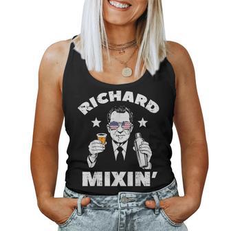 4Th Of July Richard Mixin Nixon President Patriot Women Women Tank Top - Thegiftio UK