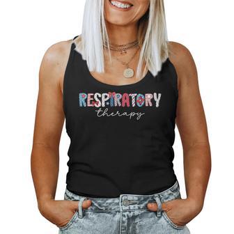 4Th July Usa Flag Respiratory Therapy Patriotic Men Women Tank Top - Thegiftio UK
