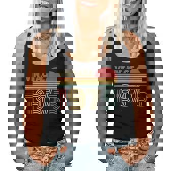 50 Años Cumpleaños Regalo Retrointage 1975 Hombres Es Camiseta sin mangas para mujer - Regaloses