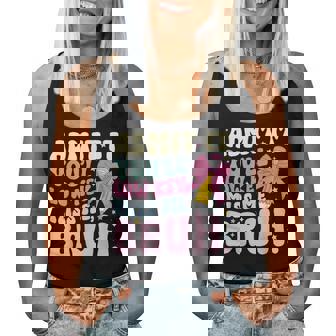 Admit It You'll Low Key Miss Me Bruh Coquette Bow Groovy Women Tank Top - Monsterry