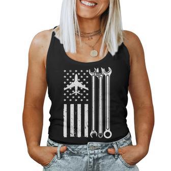 Aircraft Mechanic For Aviation Maintenance Women Tank Top - Thegiftio UK