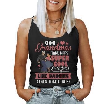 Algunas Abuelas Tomaniestas Cool Grandmas Go Line Dancing Camiseta sin mangas para mujer - Regaloses
