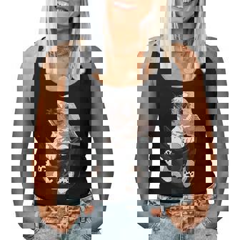 I Am Looking At You 面白い チワワ ポケット犬 お母さん 恋人 レディースタンクトップ - Kawaiitshirt