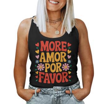 More Amor Por Favorpanien Liebe Romantikalentinstag Tank Top Frauen - Geschenkecke