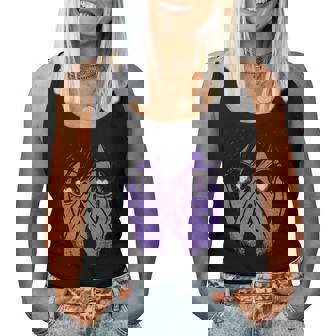 Anime Eyes Girl Hearts Manga Otaku Grunge Alt Goth Aesthetic Women Tank Top - Thegiftio