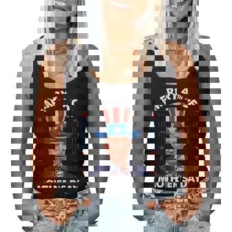 Anti Joe Biden Merry 4Th Of Mother's Day Republican July 4Th Women Tank Top - Monsterry