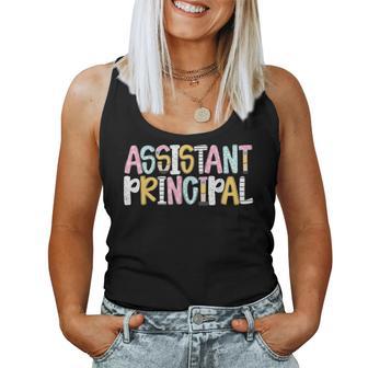 Assistant Principal Back To School Teacher Appreciation Women Tank Top - Thegiftio UK