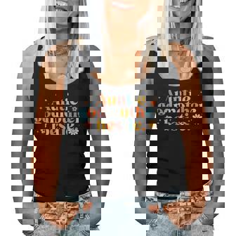 Auntie Godmother Bestie Godmama Mother's Day Women Tank Top | Mazezy